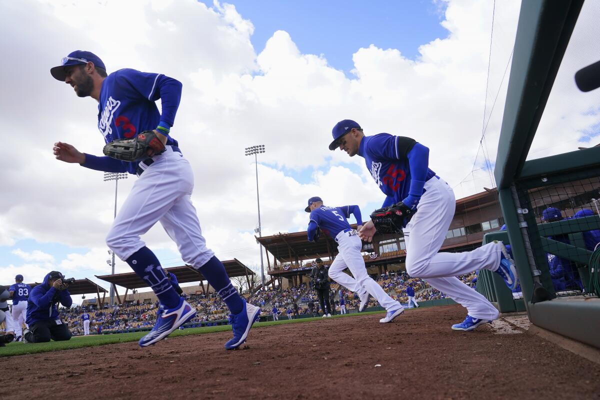 How the Dodgers' outfield looks going into 2023 spring training