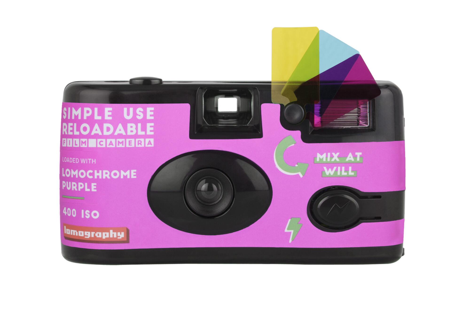 Lomochrome reloadable film camera.