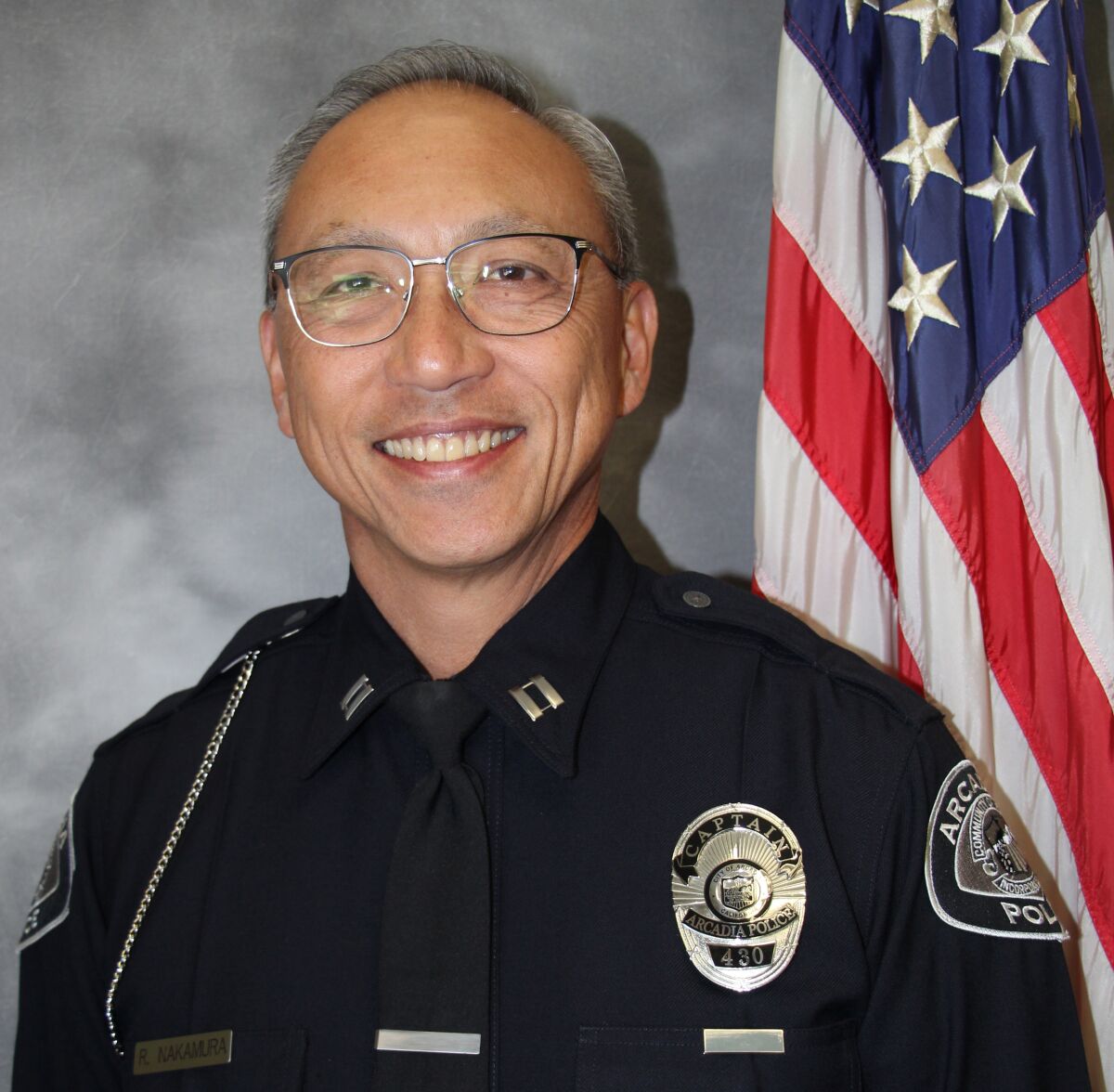 Roy Nakamura will be Arcadia's first police chief of Japanese descent.