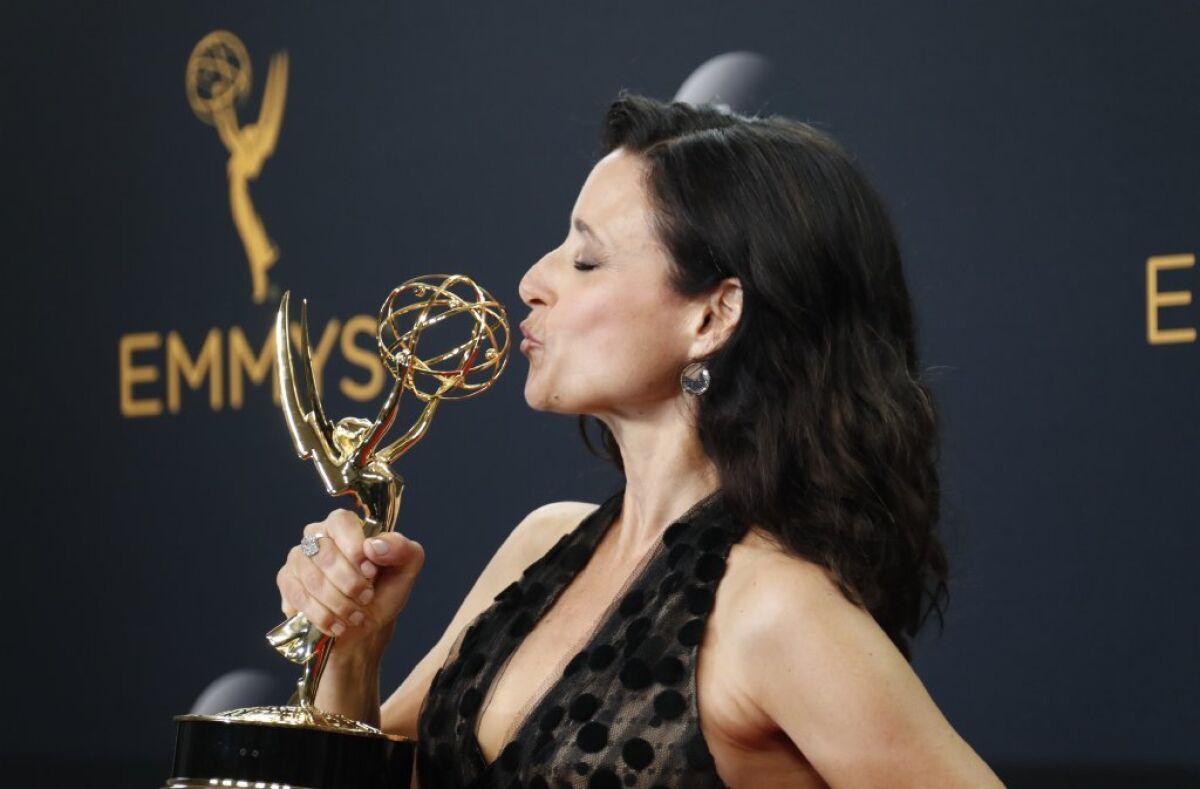 Julia Louis-Dreyfus made Emmy history Sunday night, winning her sixth award for comedy lead actress.