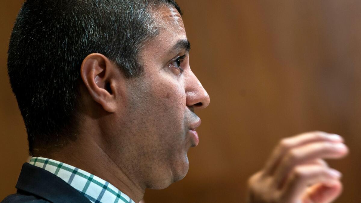 FCC Chairman Ajit Pai said said “misinformation” was behind some of the visceral online reaction to the decision to end net neutrality rules.