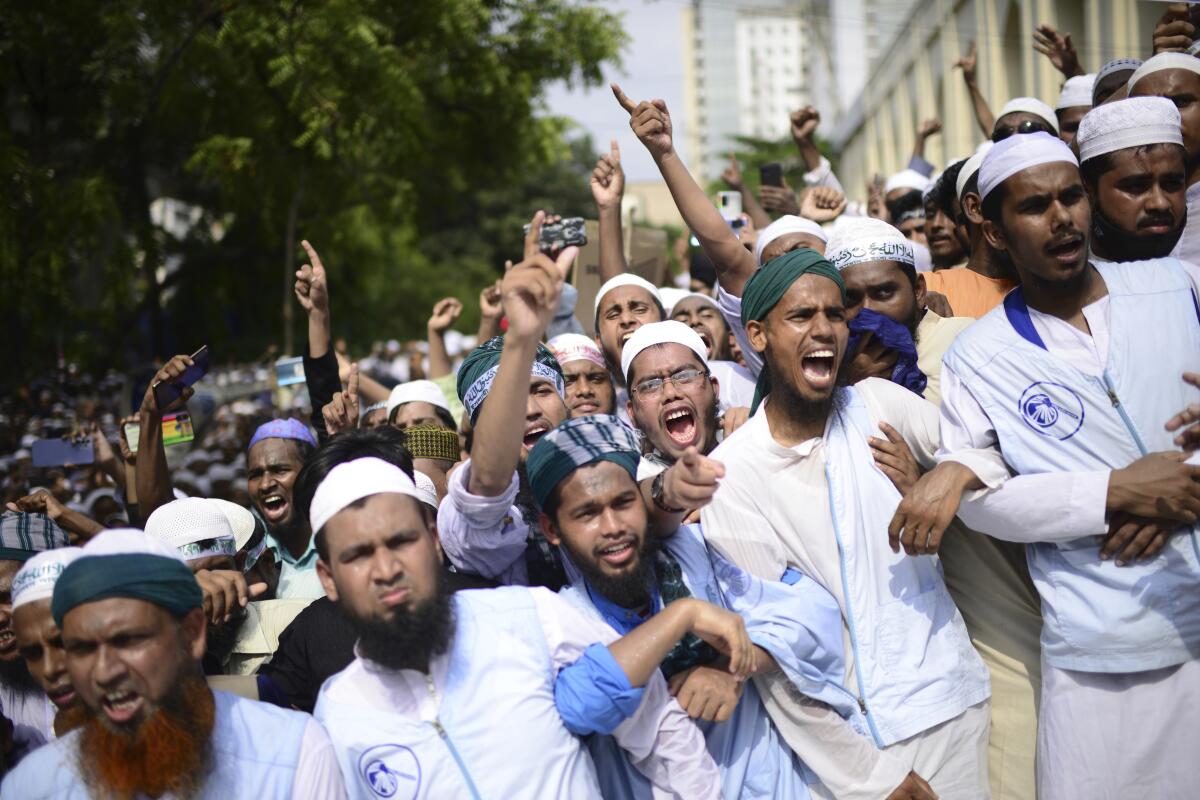 Anger erupts in Bangladesh, India over comments about Islam - The San Diego  Union-Tribune