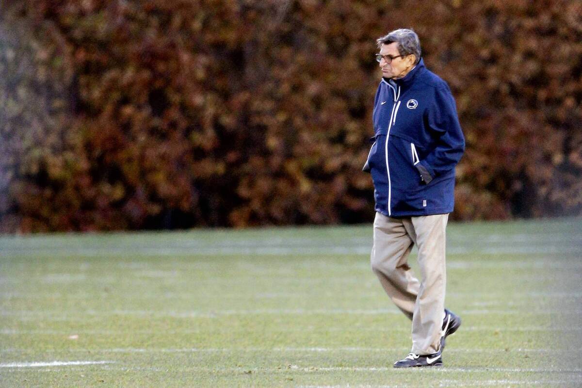 The legacy of football coach Joe Paterno has been tarnished by the Jerry Sandusky sex abuse scandal.