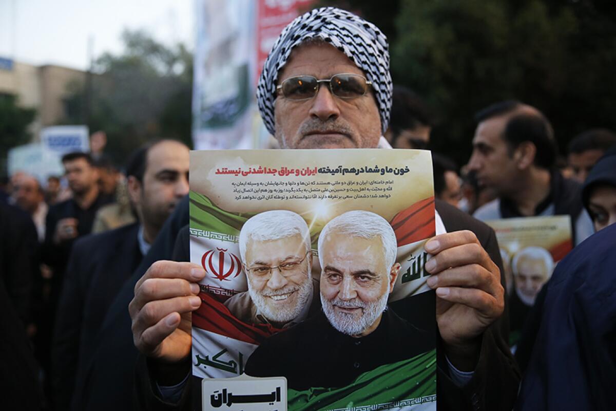 Abu Mahdi Muhandis and Qassem Suleimani