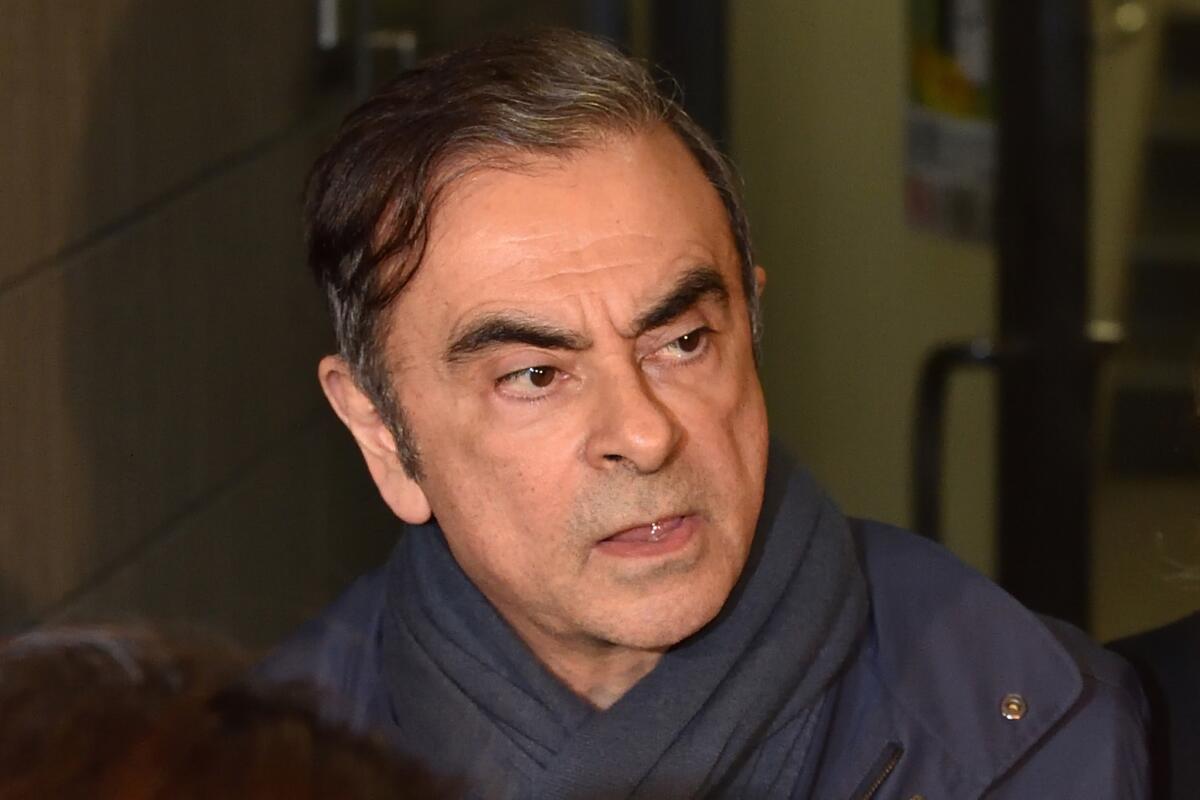 Carlos Ghosn, Nissan's former chairman.