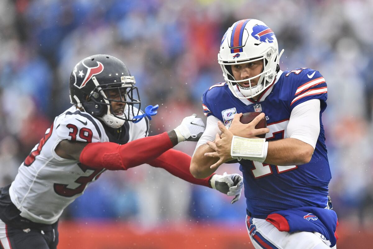 After beating up on backup QBs, Bills brace for Mahomes - The San Diego  Union-Tribune