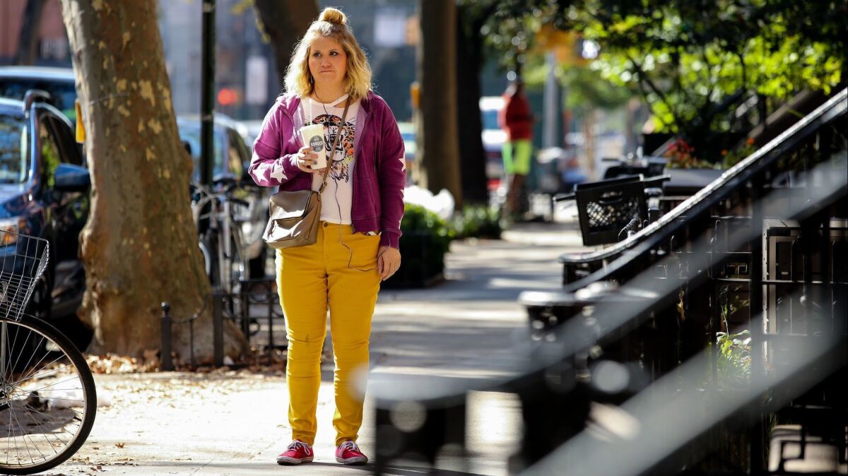 Jillian Bell in the movie "Brittany Runs a Marathon," which won the audience award in the U.S. dramatic competition at the Sundance Film Festival.