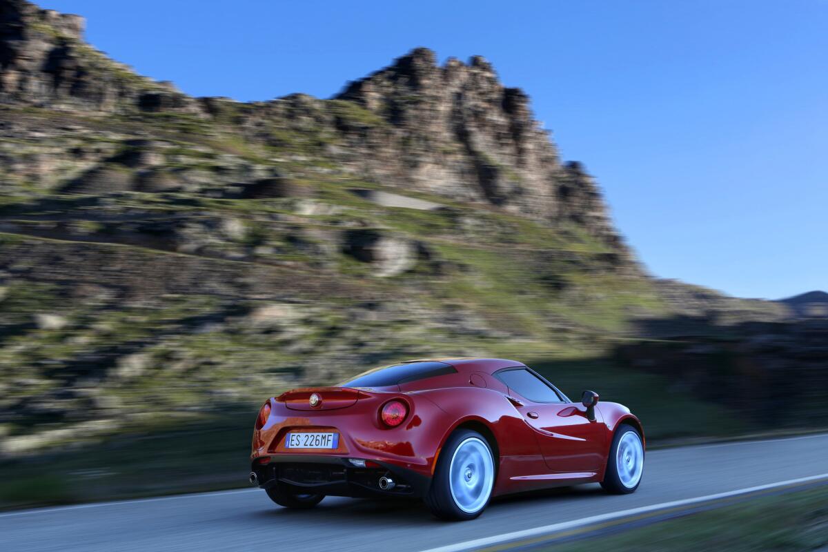 Though its actual arrival on U.S. soil has yet to be determined, this $54,000 still made Hagerty's list: "A budget-friendly Italian sports car might sound like an oxymoron, but the 4C is saying all the right words. With a carbon fiber tub leading to a curb weight of just over 2,100 lbs., this sporty two-seater isn¿t pulling any punches as it aims at the U.S. market."