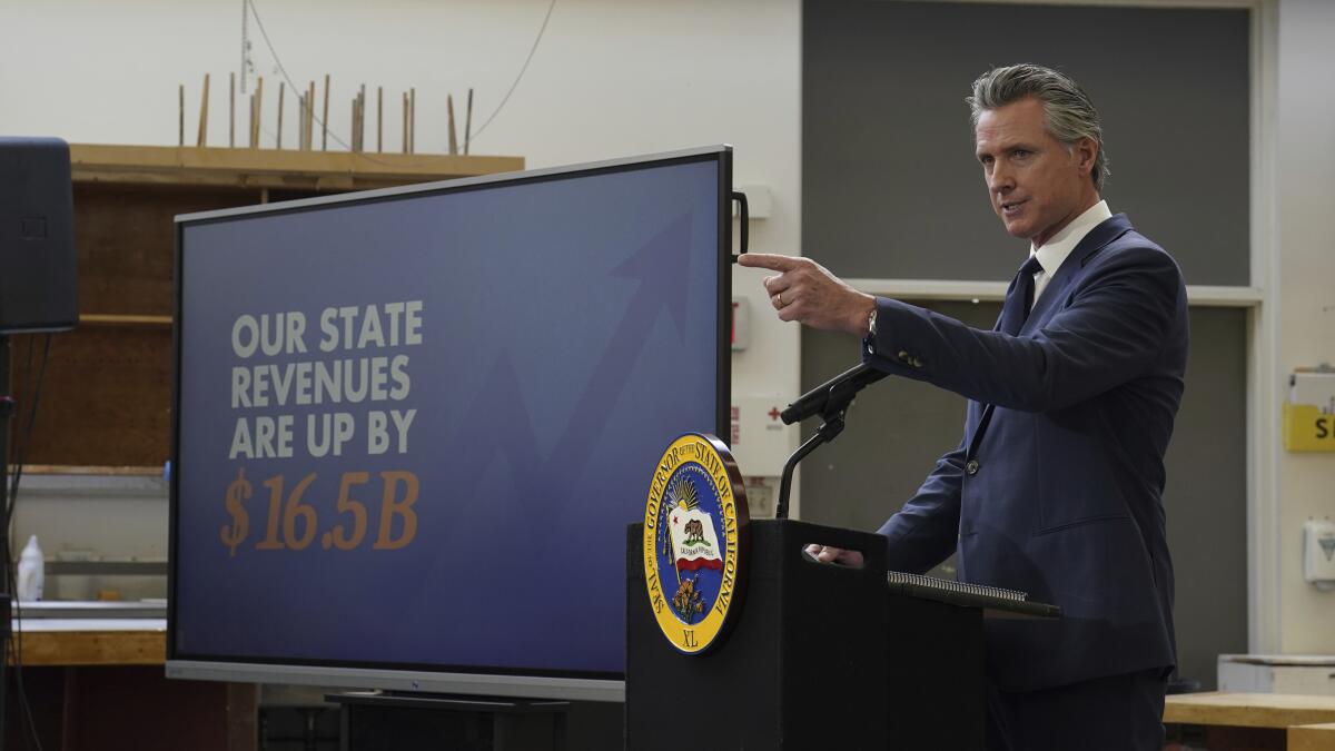 Aumento de ingresos fiscales y desafíos en el presupuesto de California para 2025 Aumento de ingresos fiscales y desafíos en el presupuesto de California para 2025