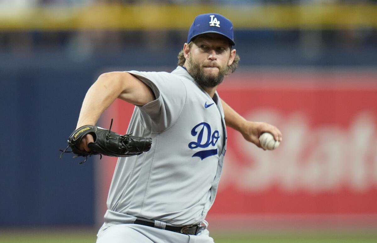 Dodgers starter Clayton Kershaw gave up four runs in five innings, raising his ERA in May to 5.55.