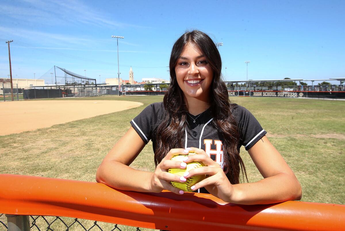 Grace Uribe of Huntington Beach went 13-5 with a 1.99 earned-run average this season.