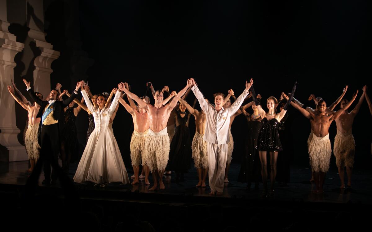 Curtain call. The production, which has been receiving a rapturous reception, runs through Jan. 5.