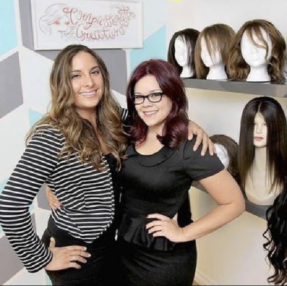 Veronica Blach, left, with Gieselle Blair created Newport Beach company Compassionate Creations in 2013.