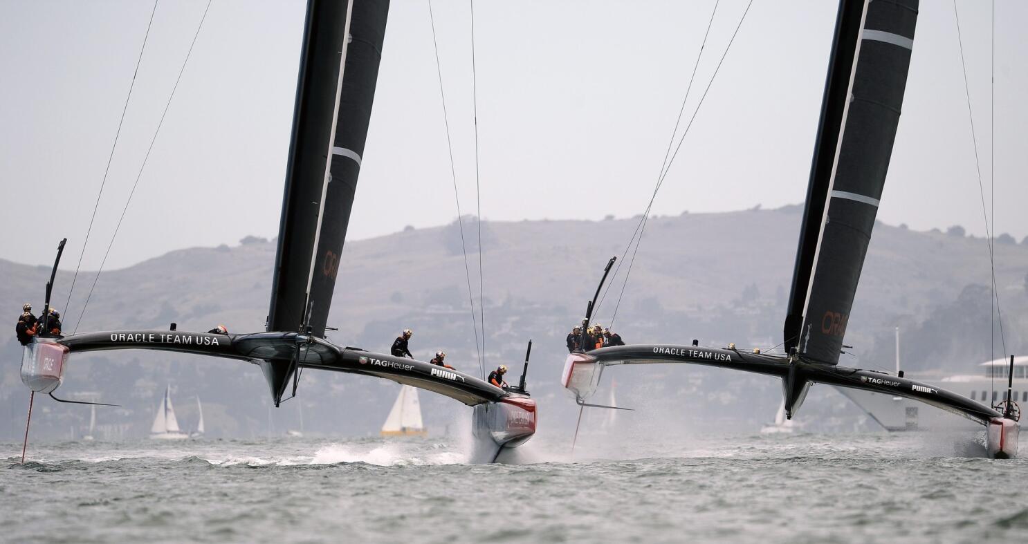 America's Cup boats use innovative design built for speed and power - Los  Angeles Times