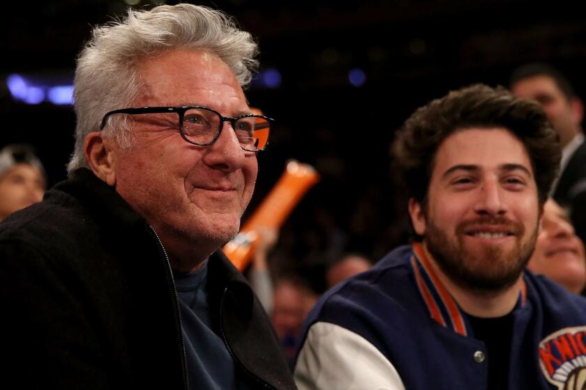 NEW YORK, NY - FEBRUARY 12: Dustin Hoffman attends the game between the New York Knicks and the San Antonio Spurs at Madison Square Garden on February 12, 2017 in New York City. NOTE TO USER: User expressly acknowledges and agrees that, by downloading and or using this Photograph, user is consenting to the terms and conditions of the Getty Images License Agreement (Photo by Elsa/Getty Images) ** OUTS - ELSENT, FPG, CM - OUTS * NM, PH, VA if sourced by CT, LA or MoD **