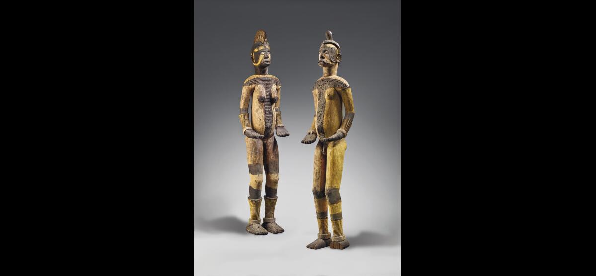 Two Igbo statues.