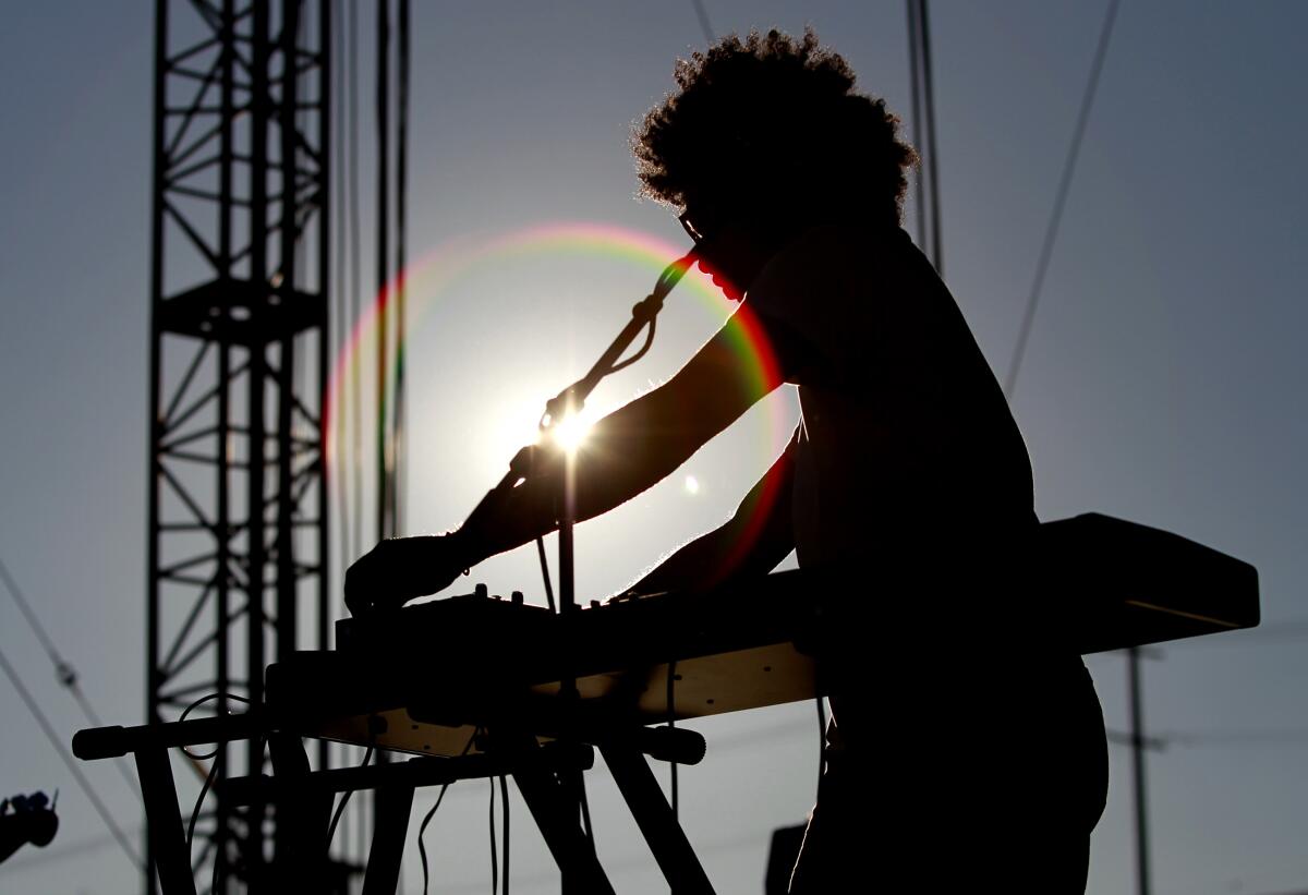 A photo of Toro y Moi, the headliner at Future Standard Music & Art Experience