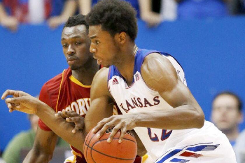 Kansas forward Andrew Wiggins is considered to be among the top picks in the 2014 NBA draft.