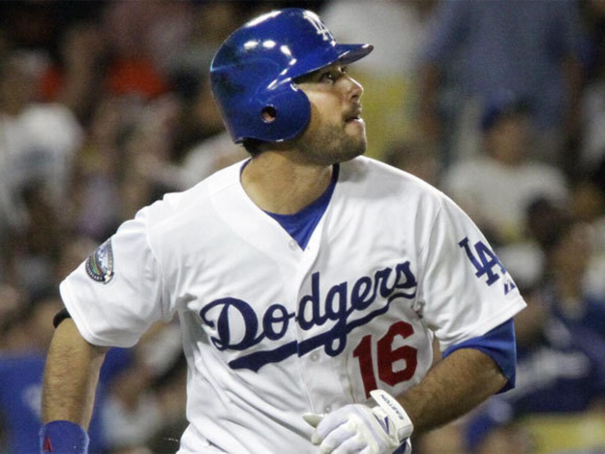 Andre Ethier led the Dodgers in RBIs, doubles and runs, and was second in home runs and slugging percentage.