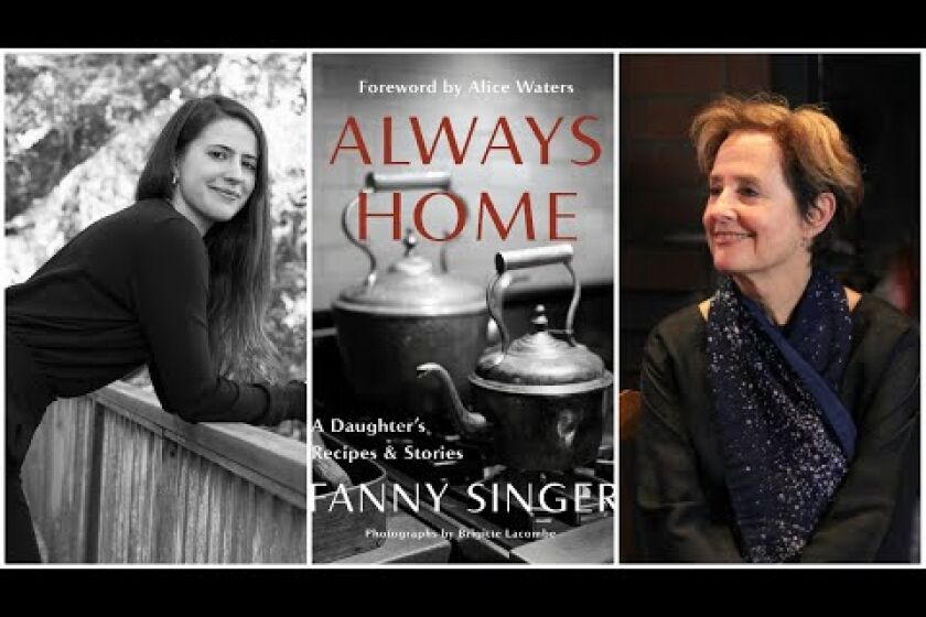 Alice Waters and Fanny Singer live at the L.A. Times Book Club