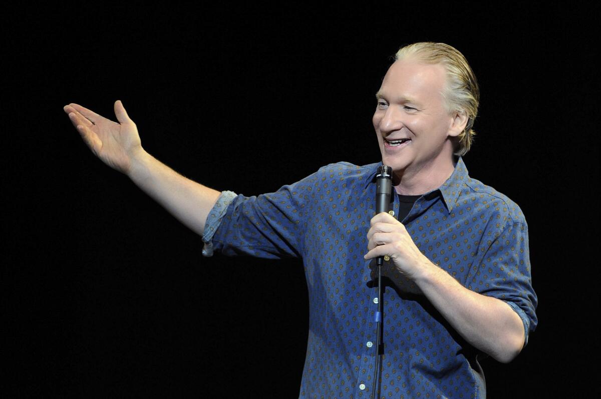 One never knows in which direction Bill Maher will point his barbed shaft of satire.