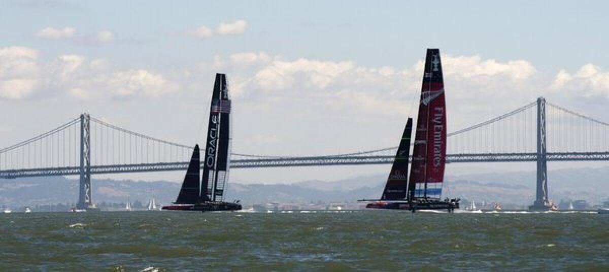 Too much wind in San Francisco could force a delay of the decisive America's Cup race.