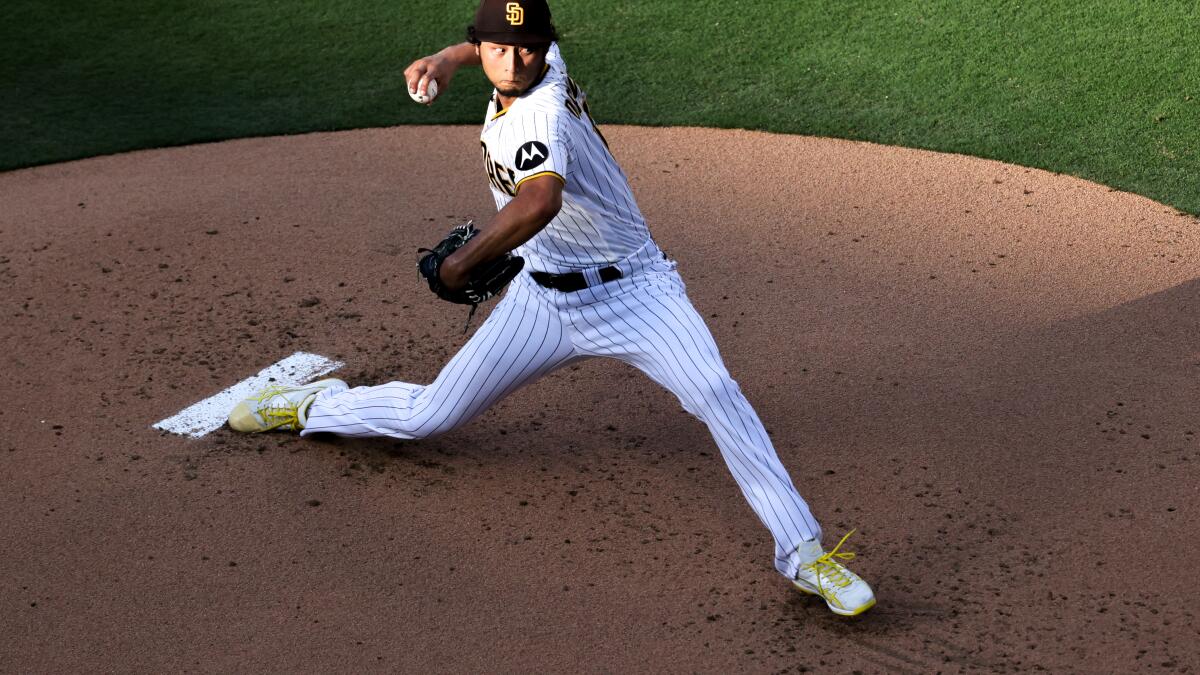 Rangers' Yu Darvish displays top form with son due in days