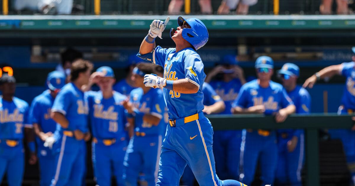 UCLA baseball defeats Virginia Tech in a wild ninth-inning comeback to save its season