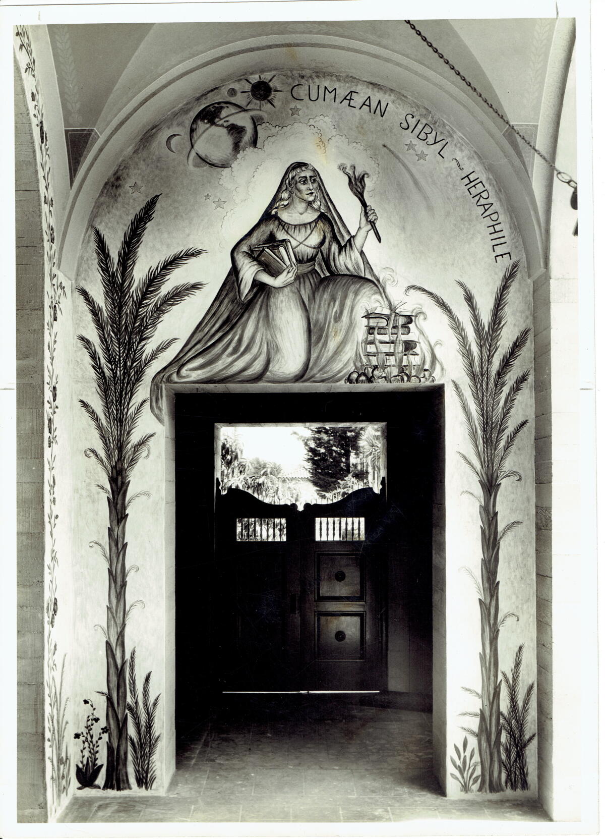 Frescos by Maxine Albro, painted in 1933 in the north loggia of the Ebell of Los Angeles.