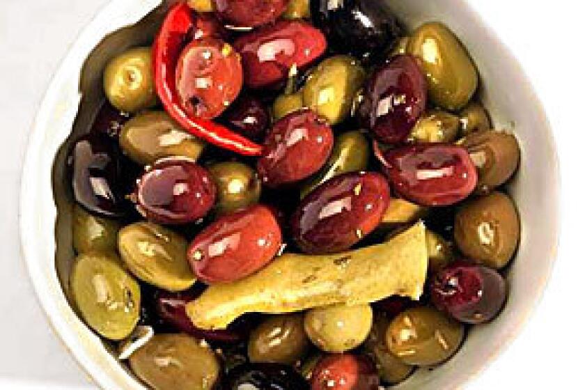 SO EASY: Olives are perfect addition to any appetizer plate.