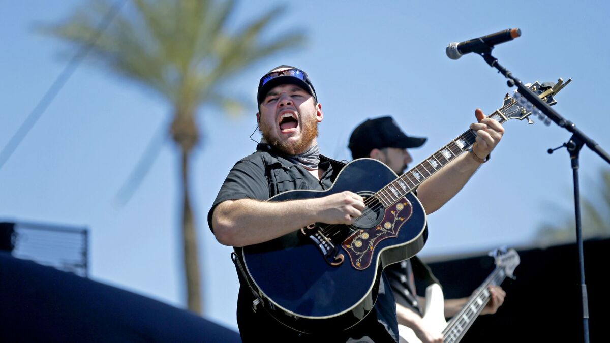 Luke Combs has jumped several notches with his booking for the 2019 edition of the Stagecoach country music festival in Indio, Calif., where he first performed in 2017.