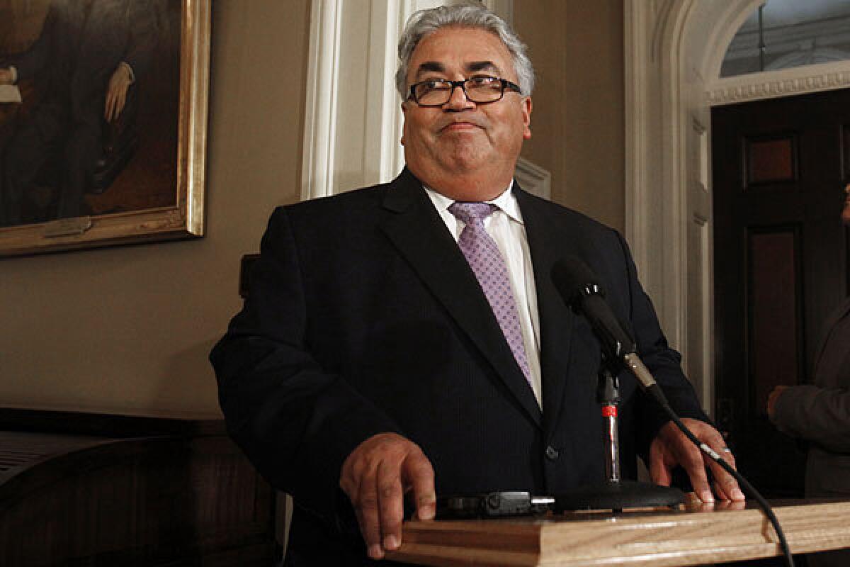 Sen. Ron Calderon (D-Montebello), shown in June, has not been charged with any crime.
