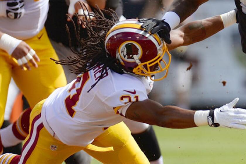 Washington safety Brandon Meriweather has been suspended one game by the NFL for repeated violations to the league's rules on helmet-to-helmet hits.
