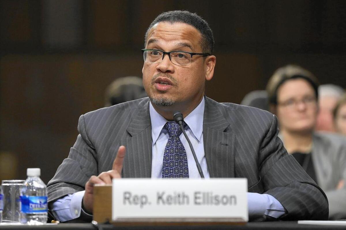 Rep. Keith Ellison is shown in 2015.