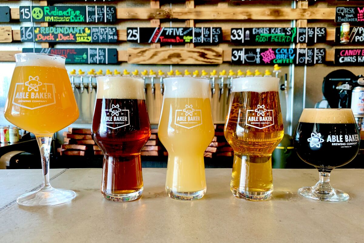 Beers from Able Baker Brewing serve a variety of tastes.