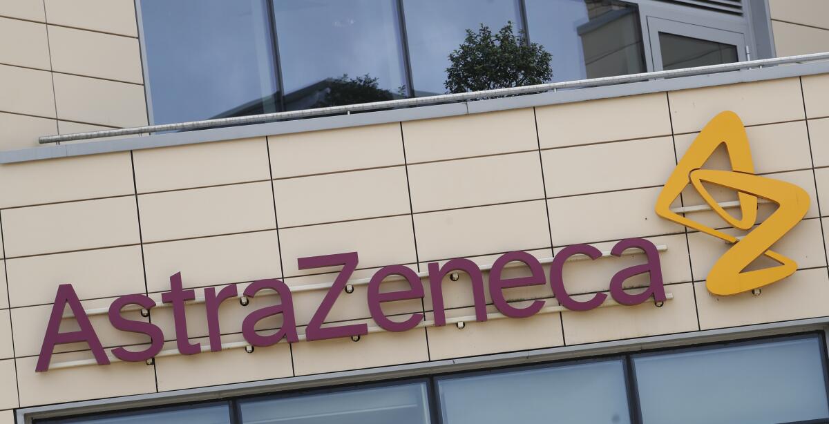 An AstraZeneca building in Cambridge, England