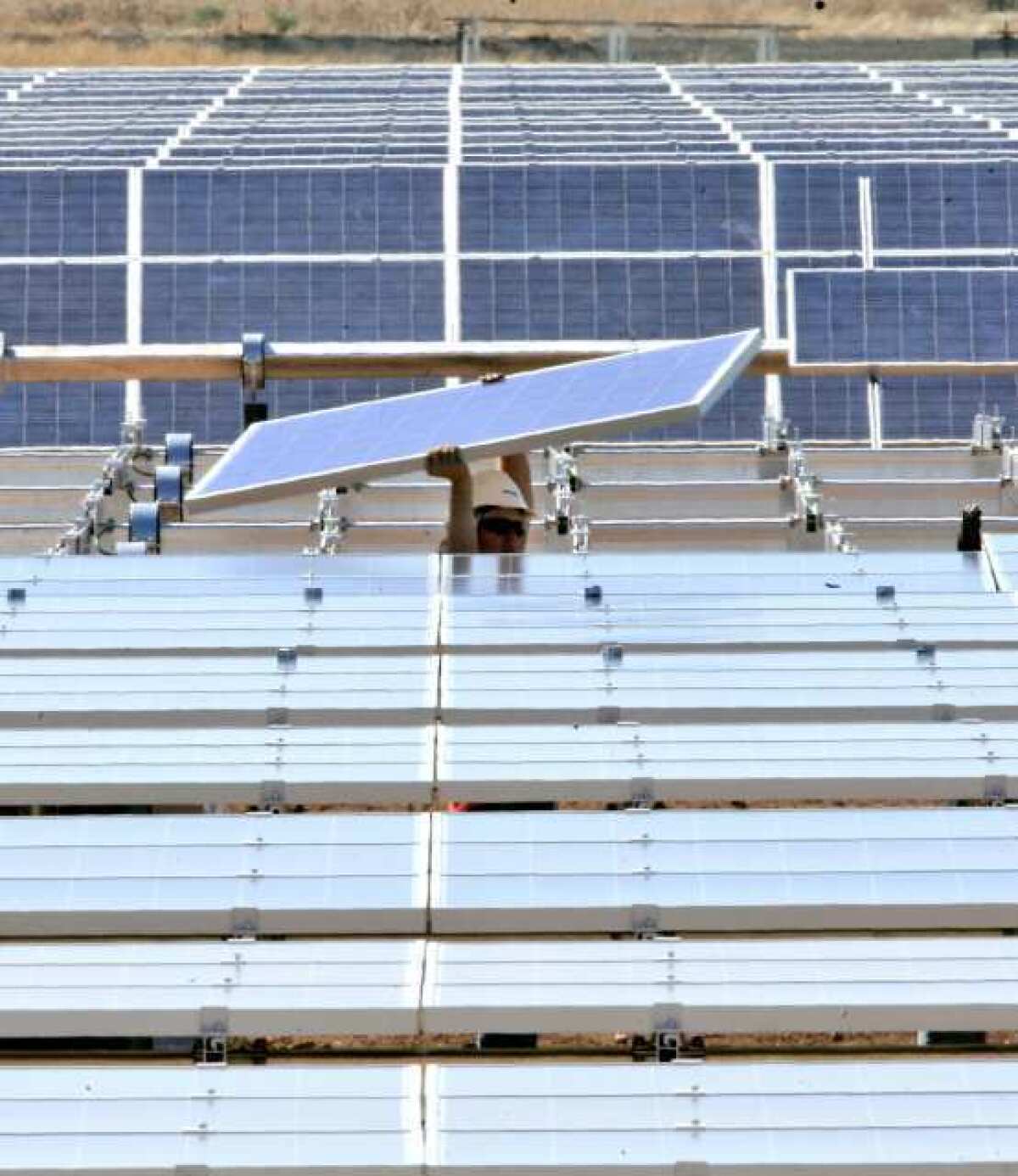 The Environment America Research and Policy Center names California as a leader in solar energy.