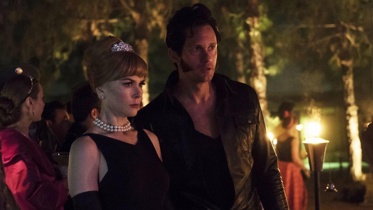 Nicole Kidman and Alexander Skarsg?rd in a scene from HBO's "Big Little Lies." (Hilary Bronwyn Gayle / HBO)