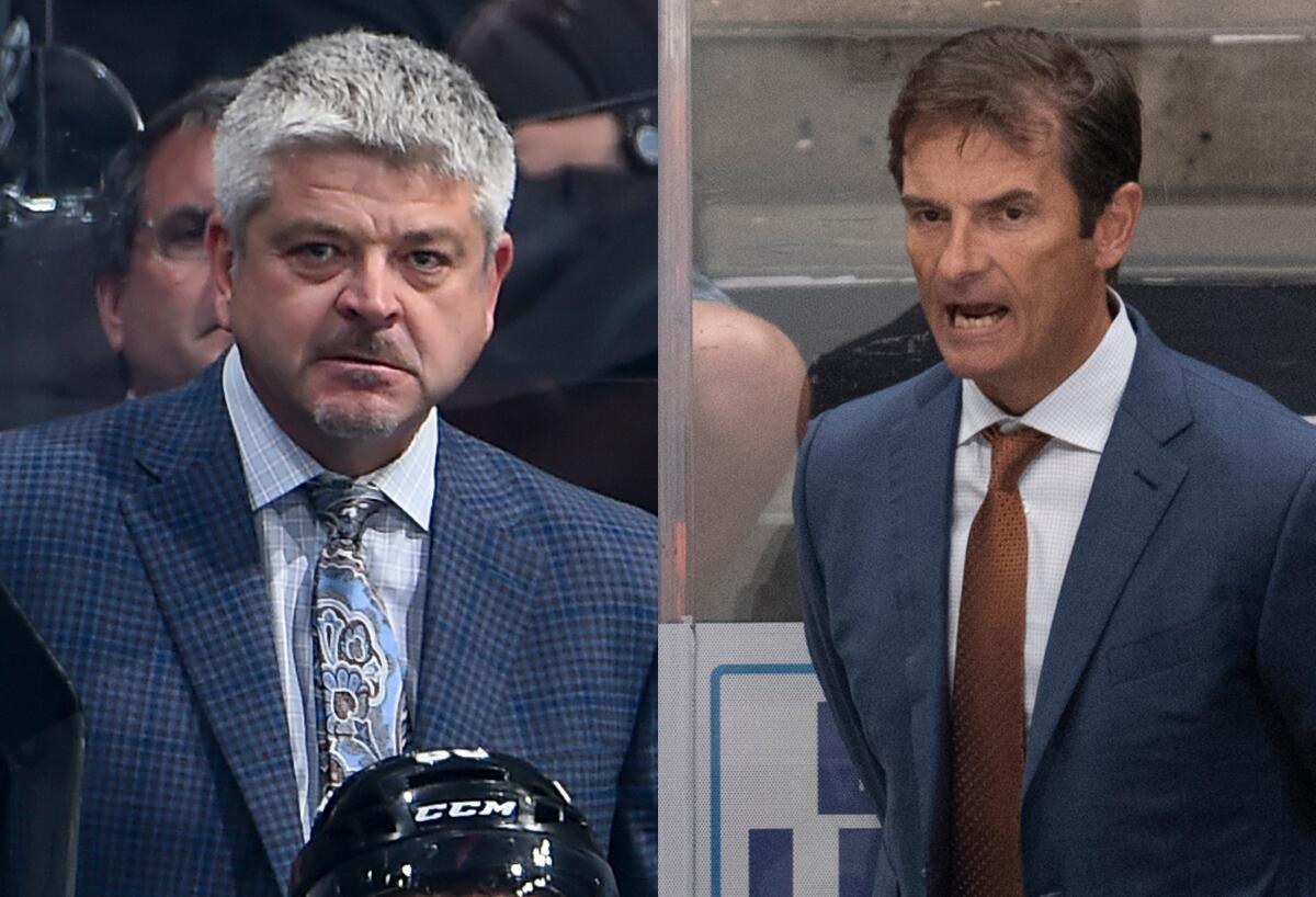 Todd McLellan and Dallas Eakins