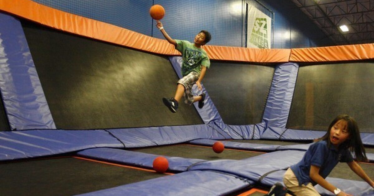Indoor trampoline parks spring up throughout Southland - Los Angeles Times