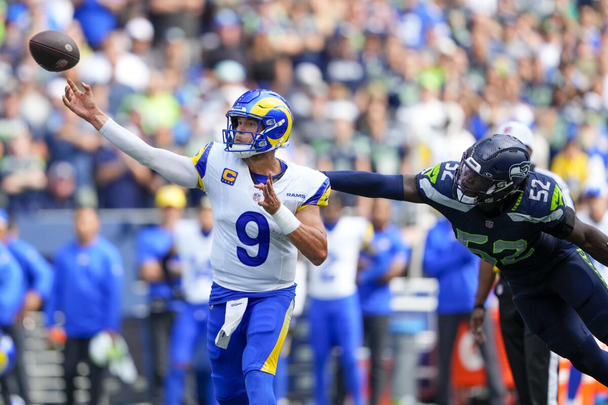 Rams' Matthew Stafford reminds all how great he can be - Los