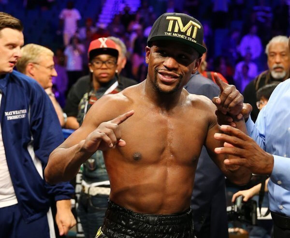 Floyd Mayweather Jr.'s two fights this year will earn him an estimated $90 million.