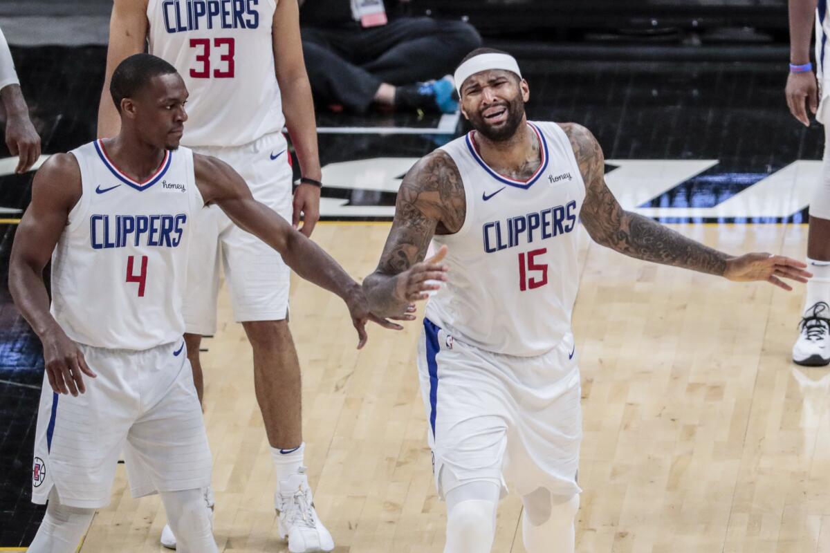 DeMarcus Cousins shows frustration after fouling Dario Saric in Game 1.