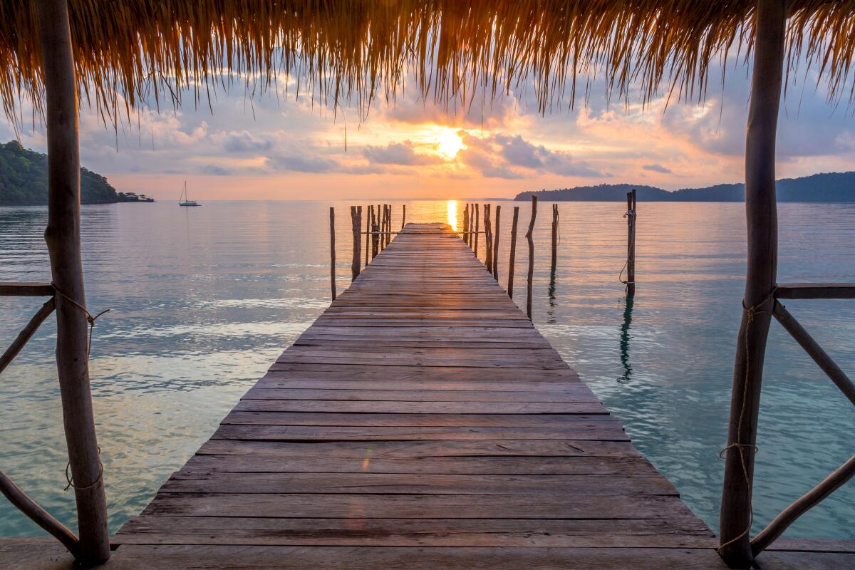 Koh Rong Sanloem in Cambodia, where the reality of an argument became clear.