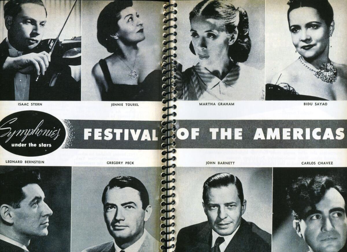 A program featuring the Festival of the Americas Program.
