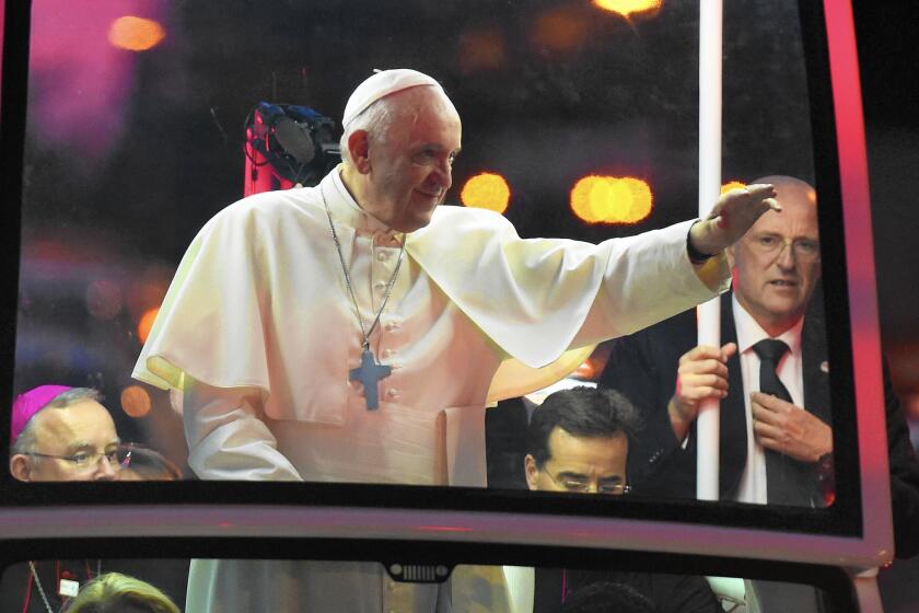 Pope Francis in Philadelphia on Sept. 26, 2015.