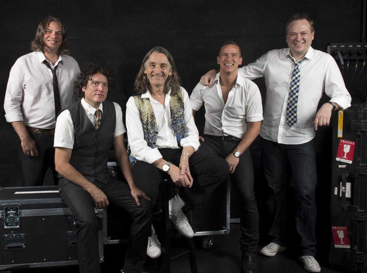 Roger Hodgson, third from left, of Supertramp fame, will close the Toyota Summer Concert Series at the OC Fair on Sunday..