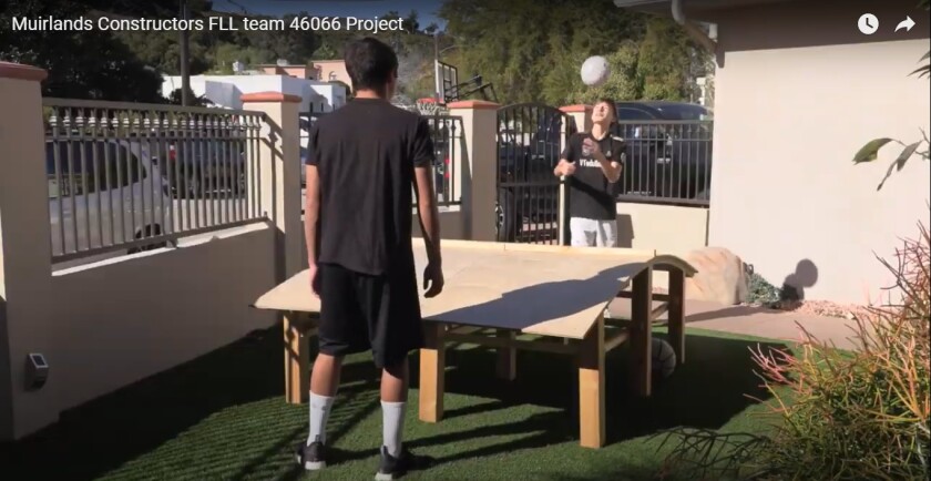 A video produced by the Muirlands Constructors demonstrates how to use the Rally Ball table they built.