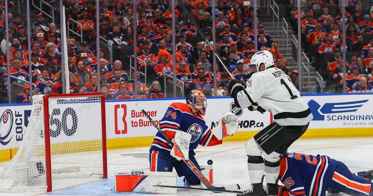 Le but d’Anze Kopitar en prolongation permet aux Kings de battre les Oilers dans le thriller du deuxième match