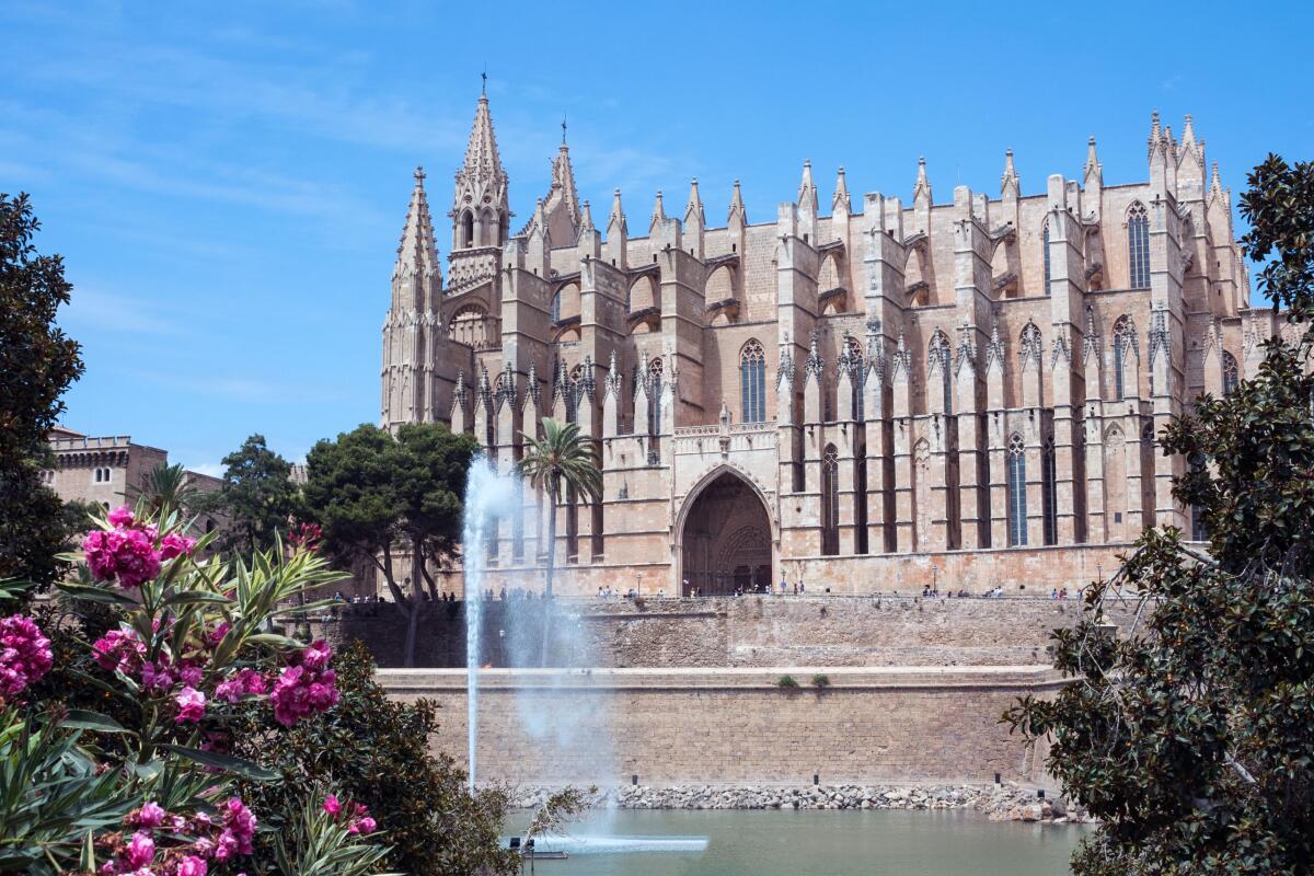 The Cathedral of Santa Maria on Mallorca is one of the tallest Gothic structures in Europe.